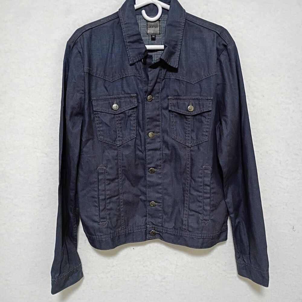 Joe's Jeans Women's M Dark Wash Indigo Denim Patterson Jacket